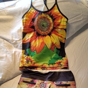 INKnBURN Sunflower Women's Shorts Skorts